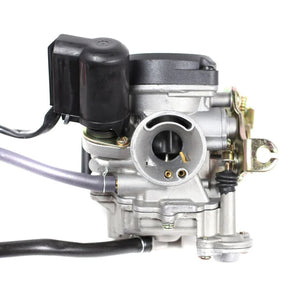 Creature Racing® Carburetor - PD18J - GY6 50cc - Plastic Top and Rubber Drain Line