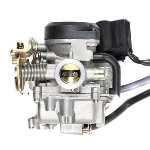 Creature Racing® Carburetor - PD18J - GY6 50cc - Plastic Top and Rubber Drain Line