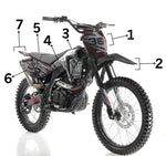 Load image into Gallery viewer, Creature Racing® OEM Apollo RFZ DB-36 250cc Dirt-Bike AGB-36 (DB36)

