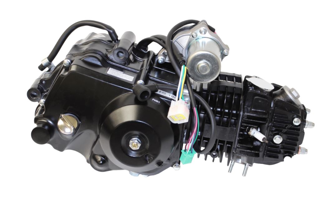 125cc 4 Stroke ATV Engine Motor 3-Speed Semi Auto W/Reverse Electric Start - Foto 4