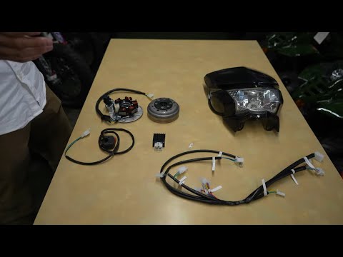 Creature Racing® OEM Apollo RFZ 110/125 (ALL MODELS) Headlight + Wiring Kit